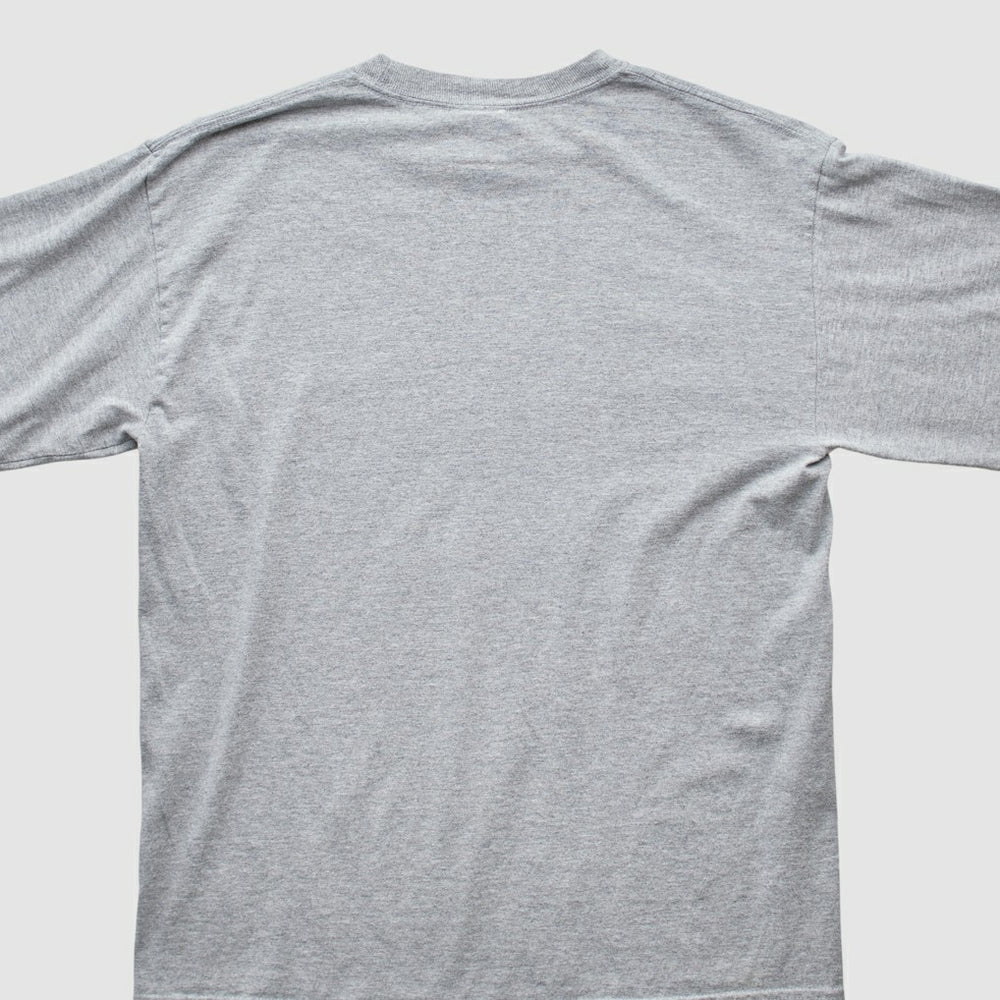 New England Patriots Reebok 2000s Long Sleeve T-shirt - Heather Gray Vintage - Fanatics
