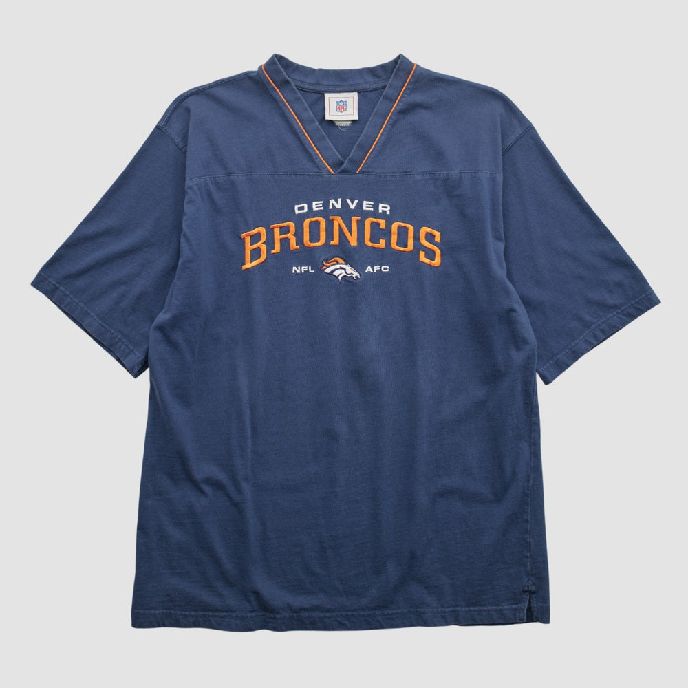 Denver Broncos NFL 2000s T-shirt - Navy Real Vintage - Fanatics