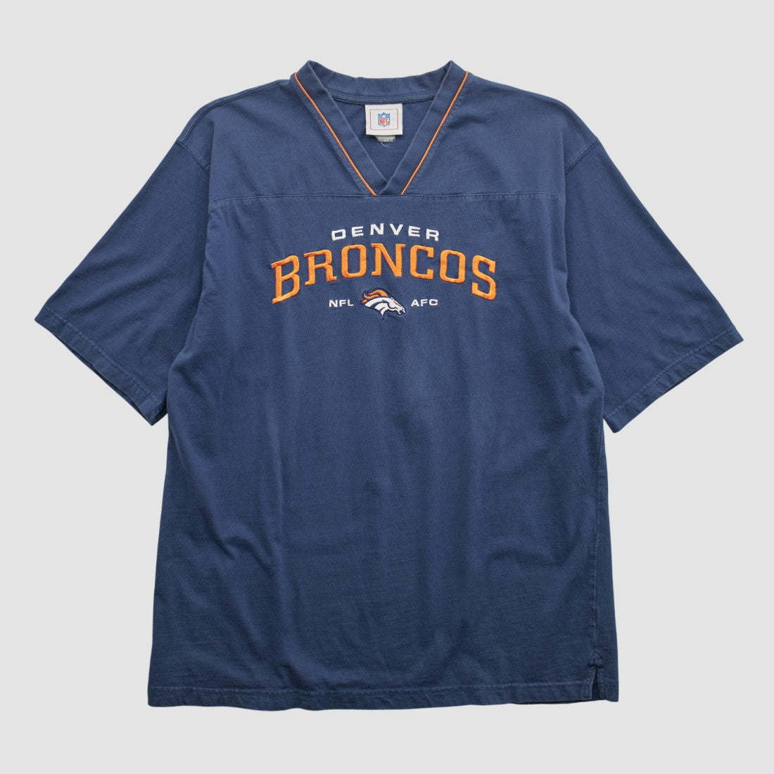Denver Broncos NFL 2000s T-shirt - Navy Real Vintage - Fanatics