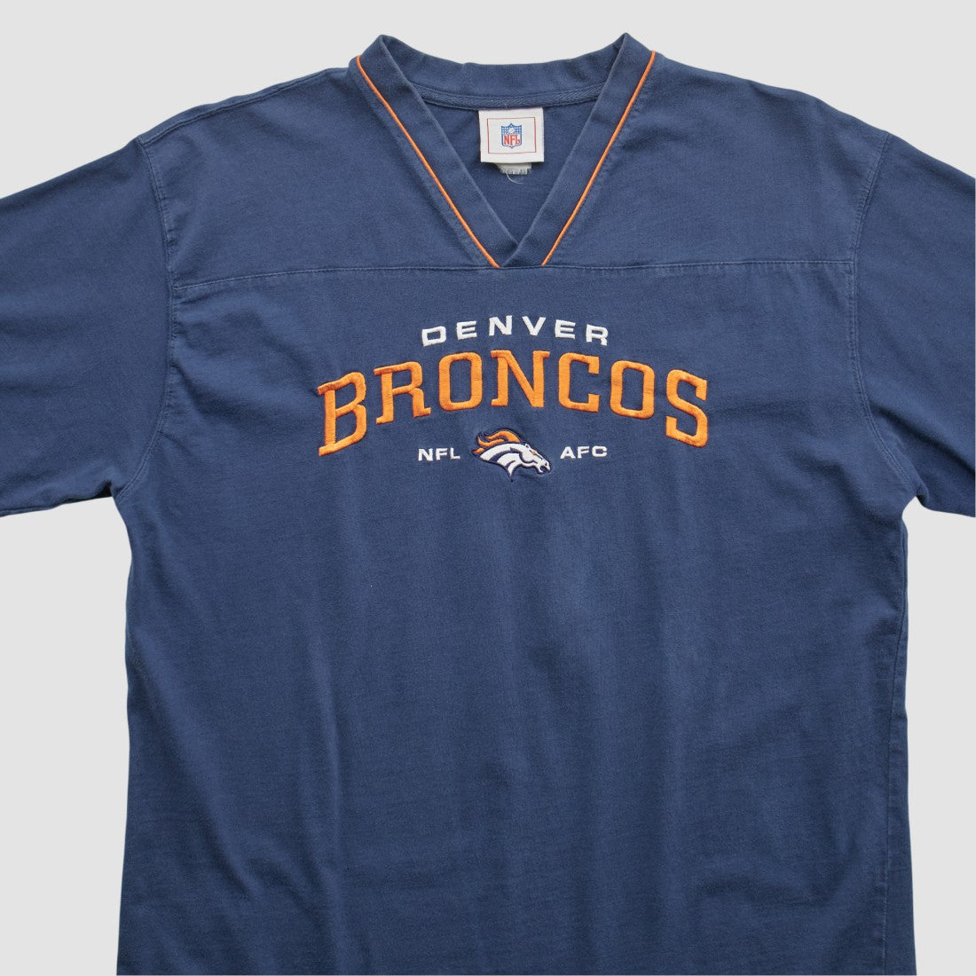 Denver Broncos NFL 2000s T-shirt - Navy Real Vintage - Fanatics