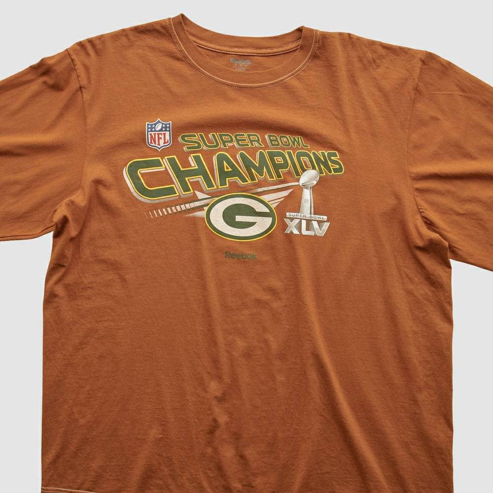 Super Bowl Champions XLV Reebok 2011 Long Sleeve T-shirt - Clay Vintage - Fanatics