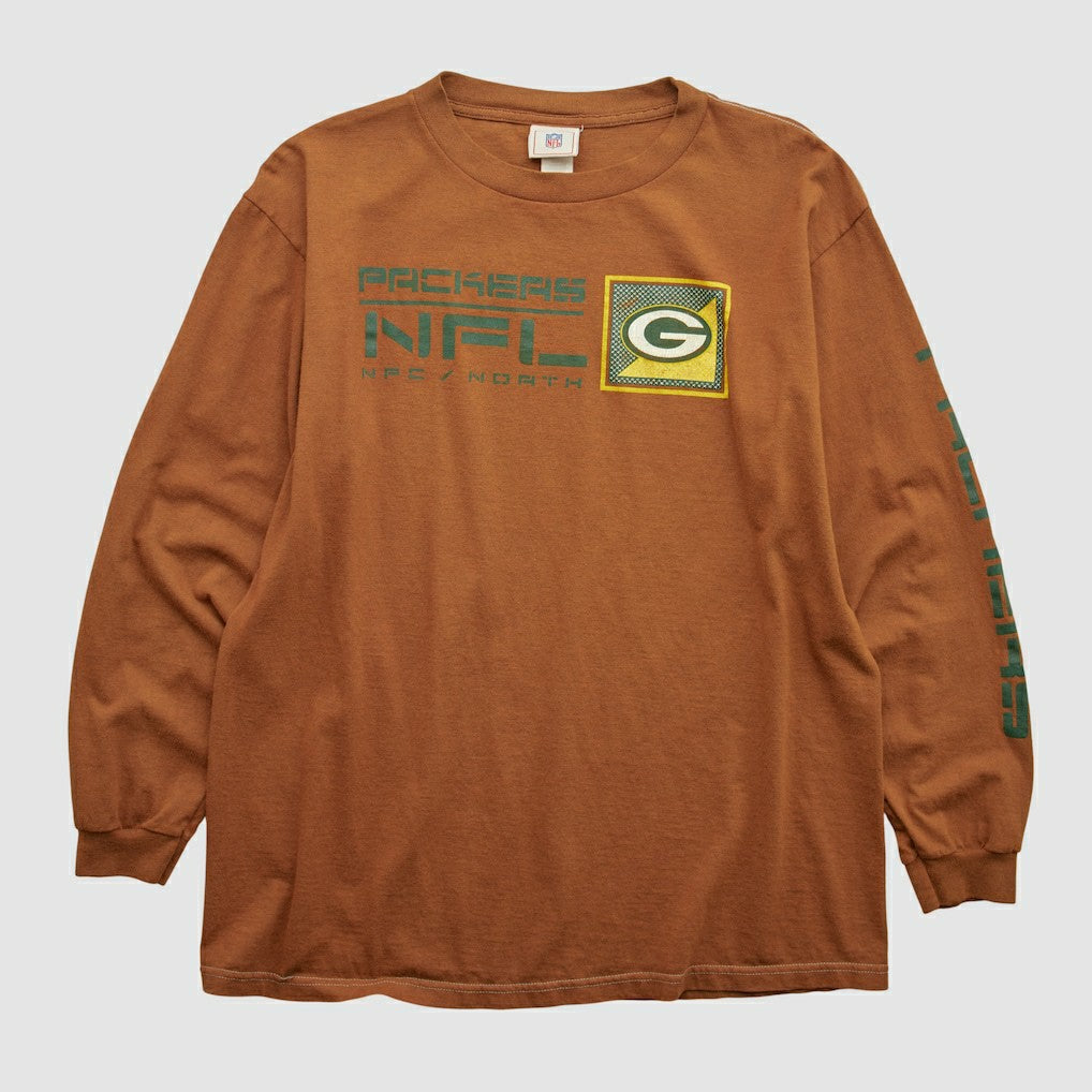 Green Bay Packers NFL 2000s Long Sleeve T-shirt - Clay Vintage - Fanatics