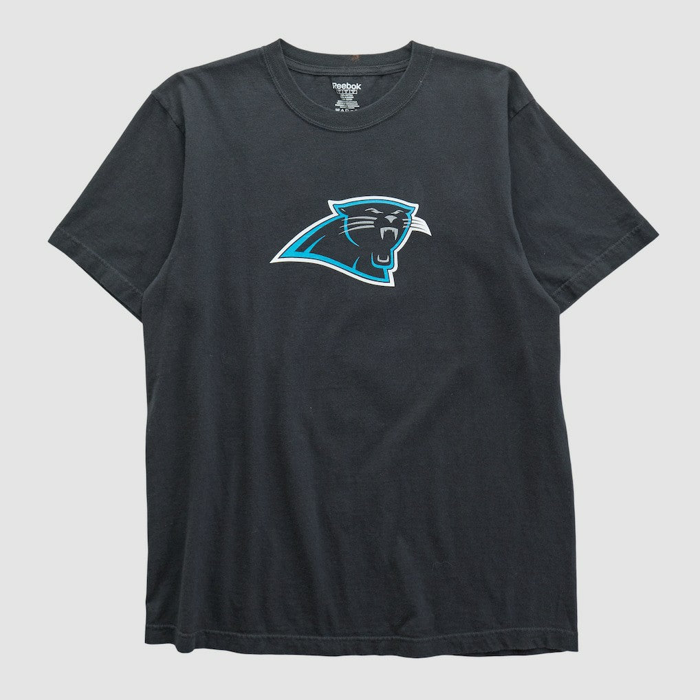 Carolina Panthers Reebok 2000s T-shirt - Black Vintage - Fanatics
