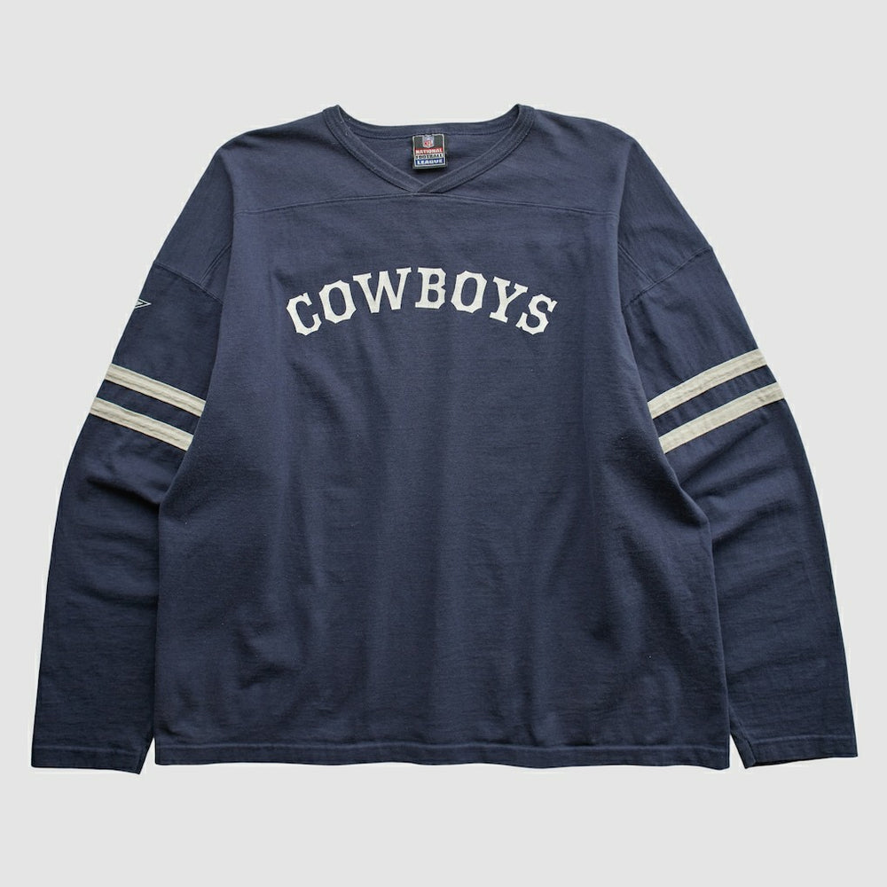 Dallas Cowboys NFL 2000s Long Sleeve T-shirt - Navy Vintage - Fanatics