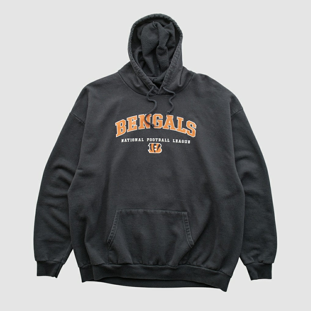 Cincinnati Bengals NFL 2000s Hooded Pullover Sweatshirt - Black Vintage - Fanatics