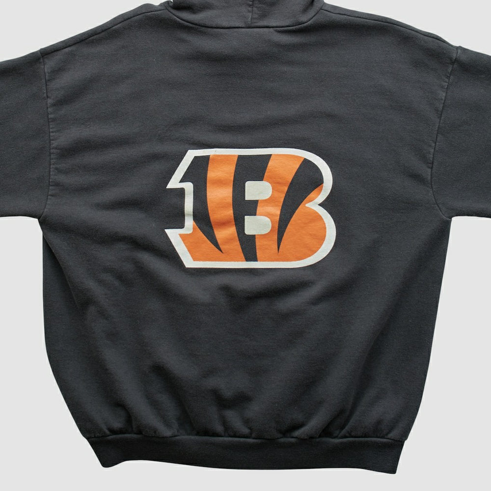Cincinnati Bengals NFL 2000s Hooded Pullover Sweatshirt - Black Vintage - Fanatics