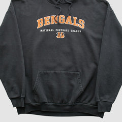 Cincinnati Bengals NFL 2000s Hooded Pullover Sweatshirt - Black Vintage - Fanatics