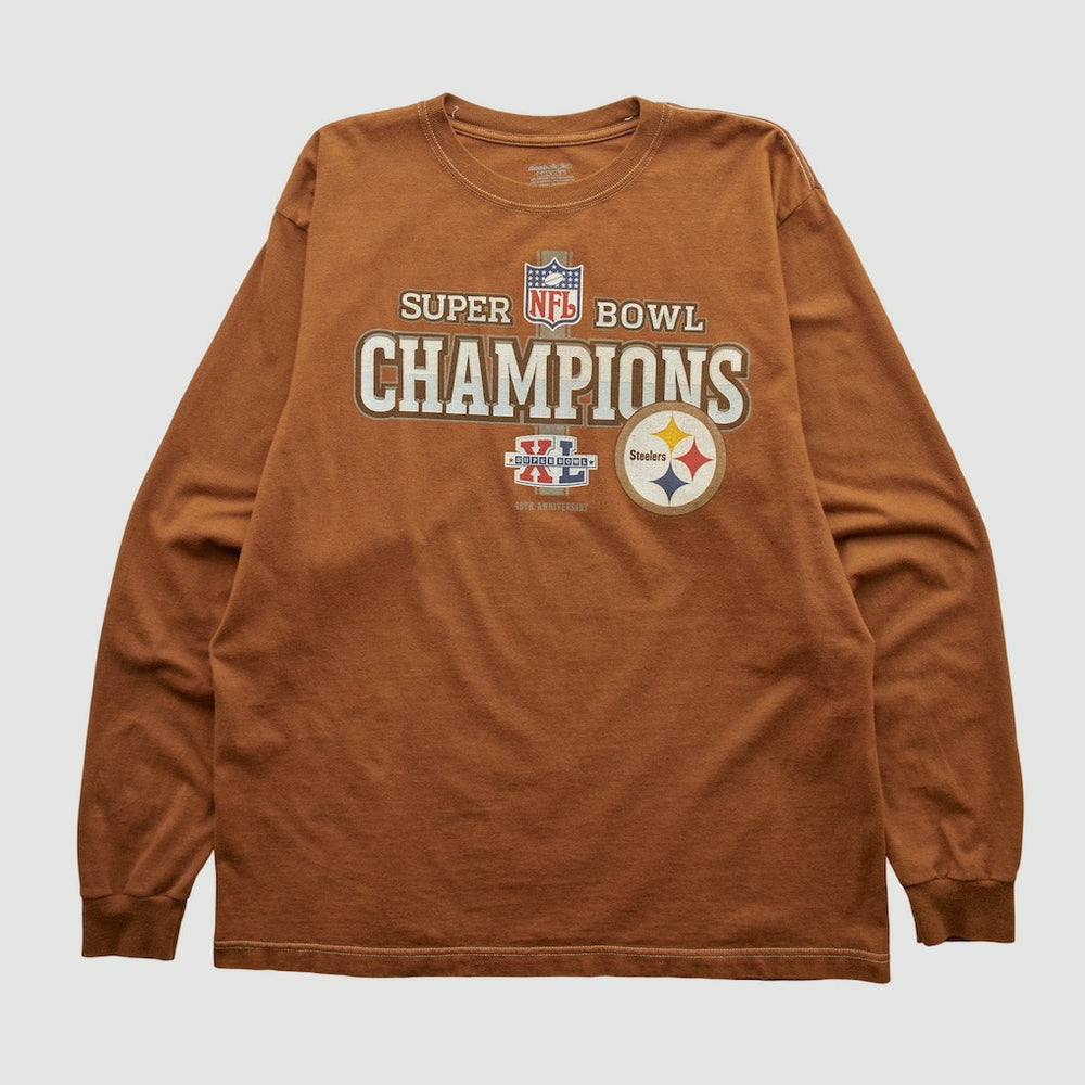 Super Bowl Champions Reebok 2006 Long Sleeve T-shirt - Clay Vintage - Fanatics