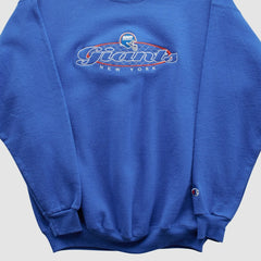 New York Giants Champion 90s Pullover Sweatshirt - Blue Vintage - Fanatics