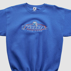 New York Giants Champion 90s Pullover Sweatshirt - Blue Vintage - Fanatics