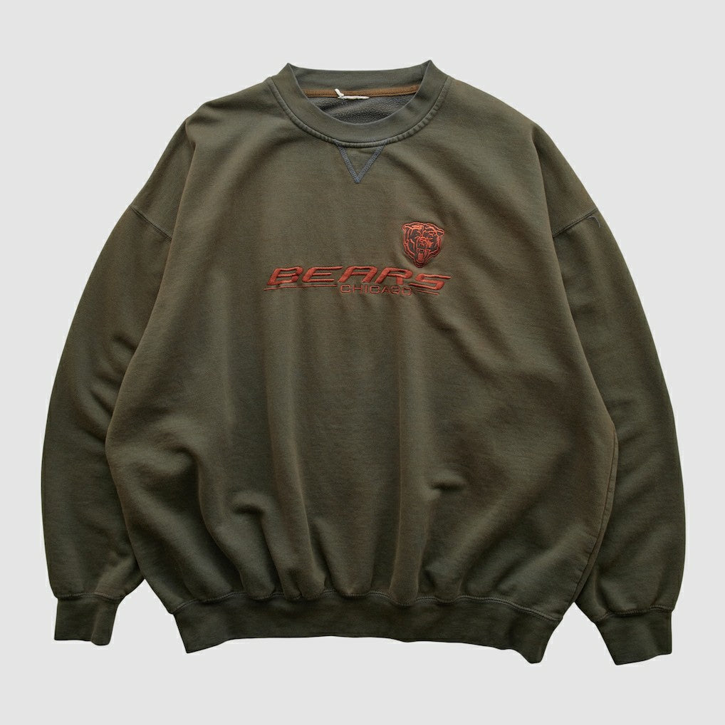 Chicago Bears 2000s Pullover Sweatshirt - Brown Vintage - Fanatics