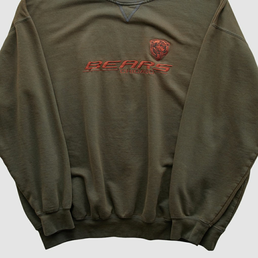 Chicago Bears 2000s Pullover Sweatshirt - Brown Vintage - Fanatics
