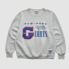 New York Giants Nutmeg Mills 90s Sweatshirt - Heather Gray Vintage - Fanatics