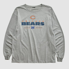 Chicago Bears 2010s Long Sleeve T-shirt - Heather Gray Vintage - Fanatics