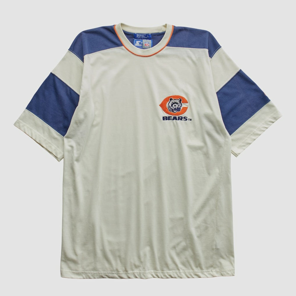 Chicago Bears Starter 90s T-shirt - White Vintage - Fanatics