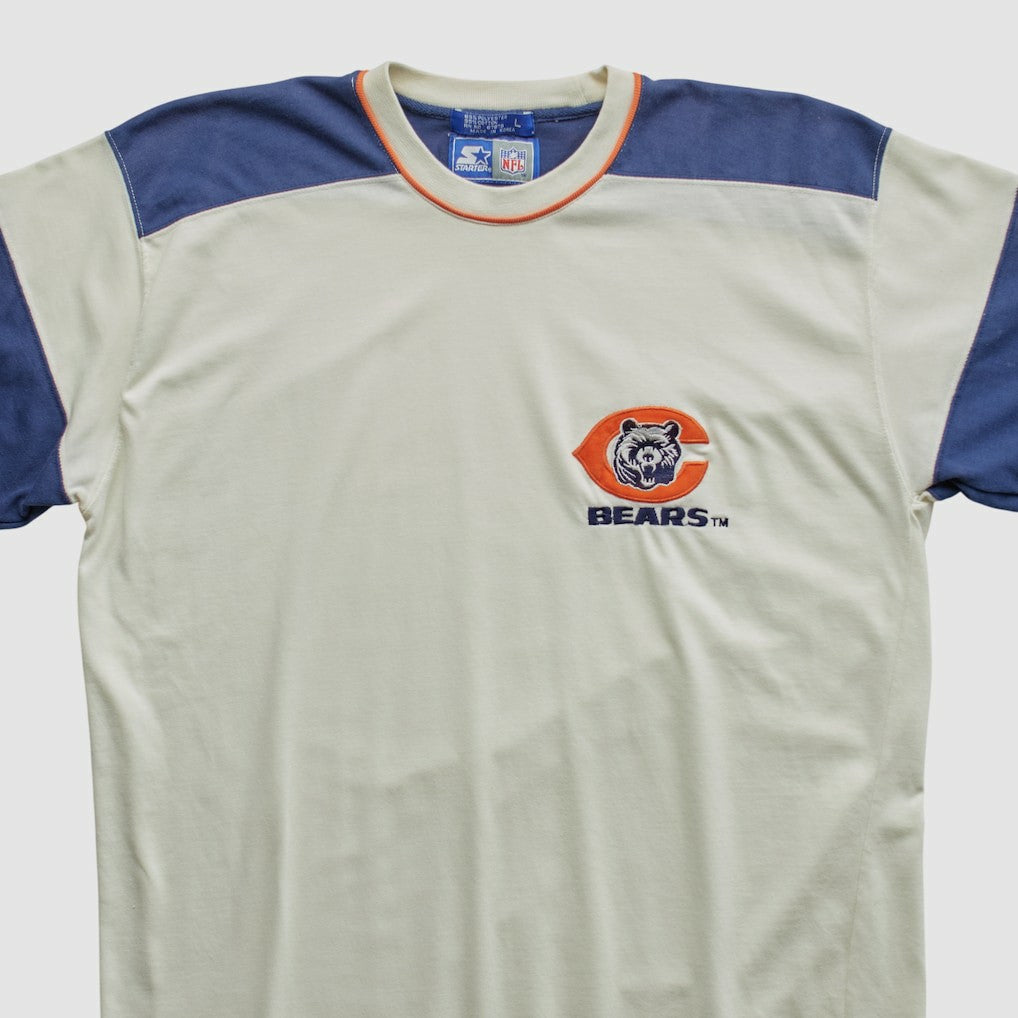 Chicago Bears Starter 90s T-shirt - White Vintage - Fanatics