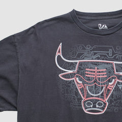 Vintage Chicago Bulls Majestic 2000s T-shirt Black