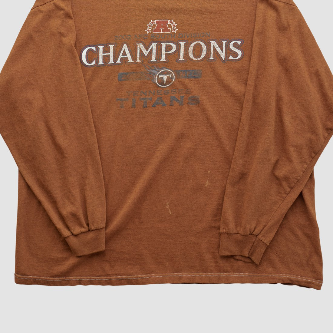 Tennessee Titans NFL 2002 Long Sleeve T-shirt - Clay Vintage - Fanatics
