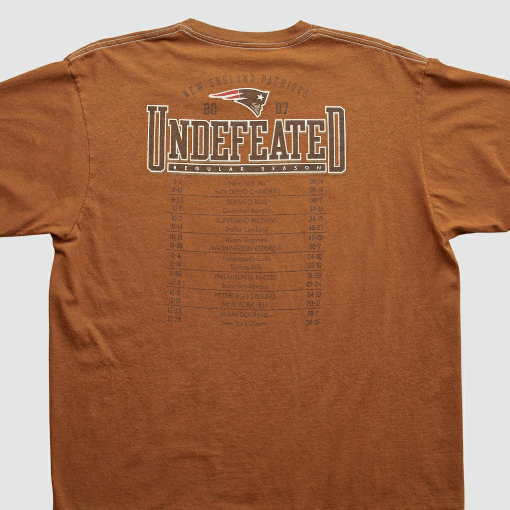 New England Patriots Reebok 2007 T-shirt - Clay Vintage - Fanatics