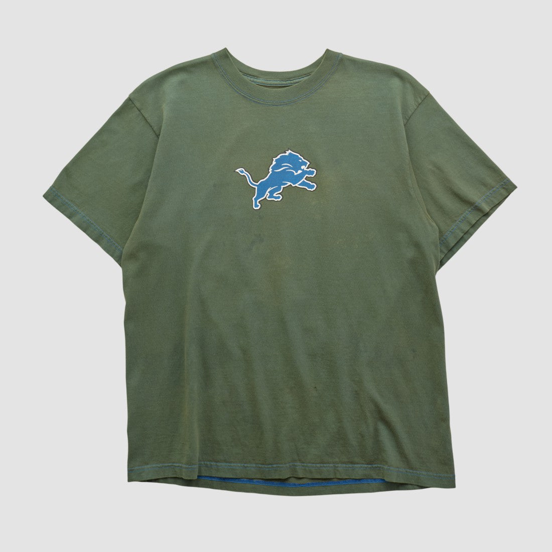 Detroit Lions Reebok 2000s T-shirt - Green Vintage - Fanatics
