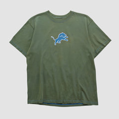 Detroit Lions Reebok 2000s T-shirt - Green Vintage - Fanatics