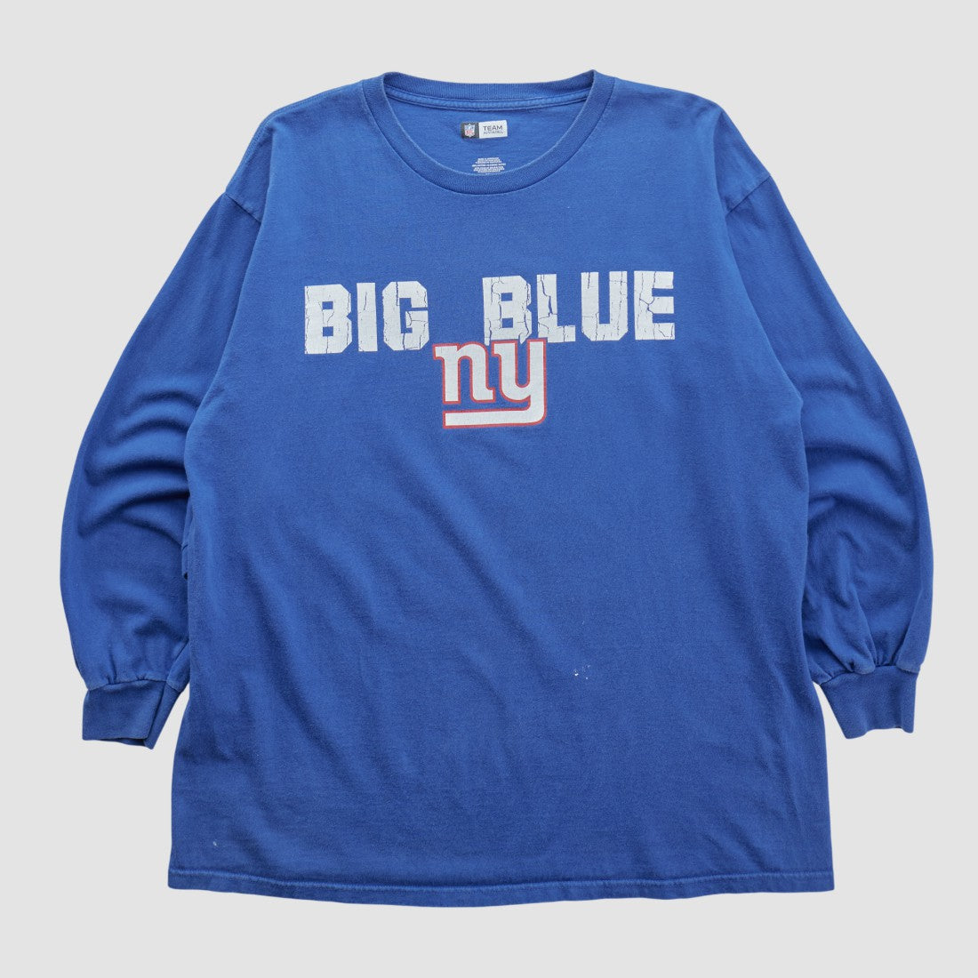 New York Giants NFL 2010s Long Sleeve T-shirt - Blue Vintage - Fanatics