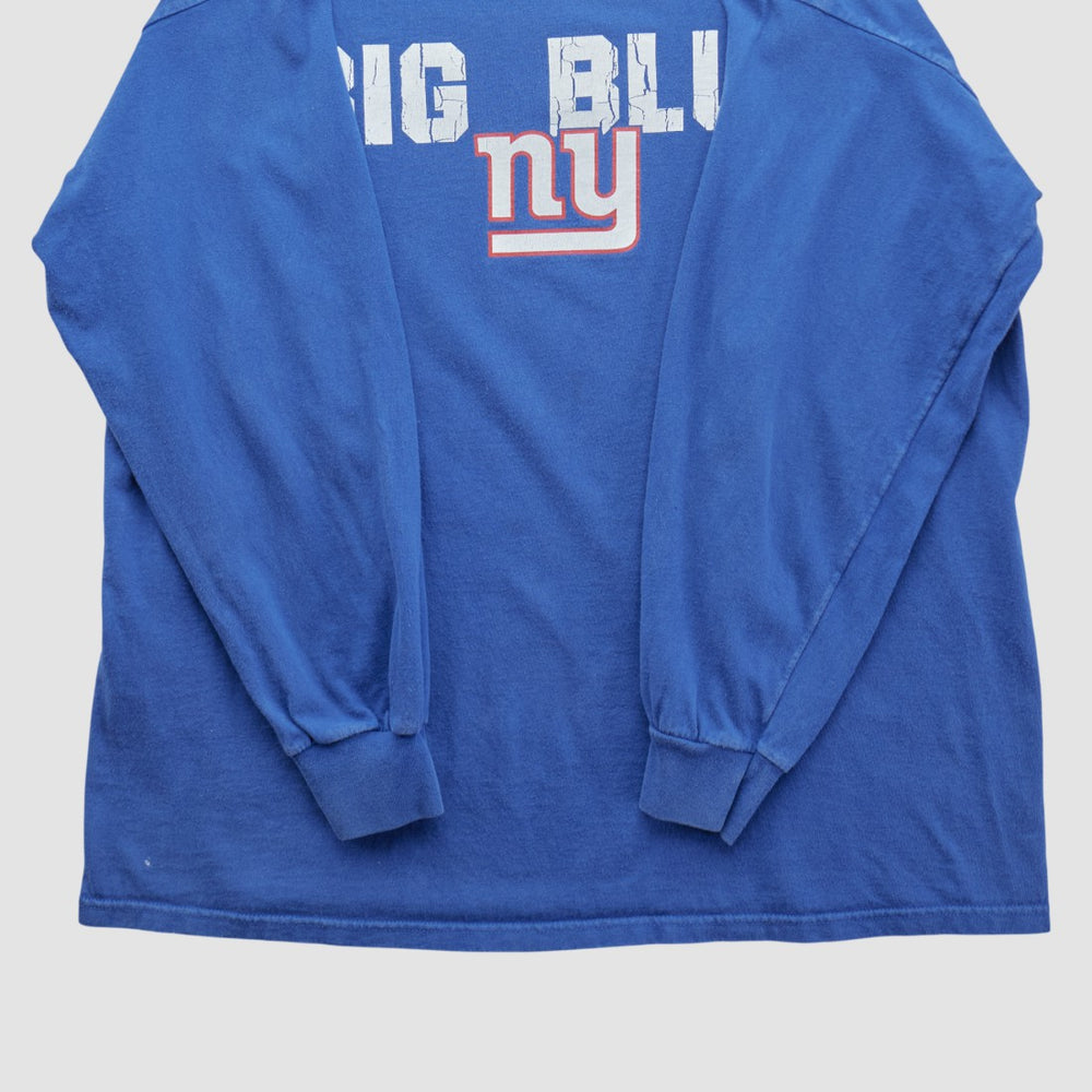New York Giants NFL 2010s Long Sleeve T-shirt - Blue Vintage - Fanatics