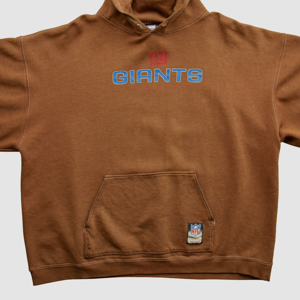 New York Giants Reebok 2000s Hooded Pullover Sweatshirt - Clay Vintage - Fanatics