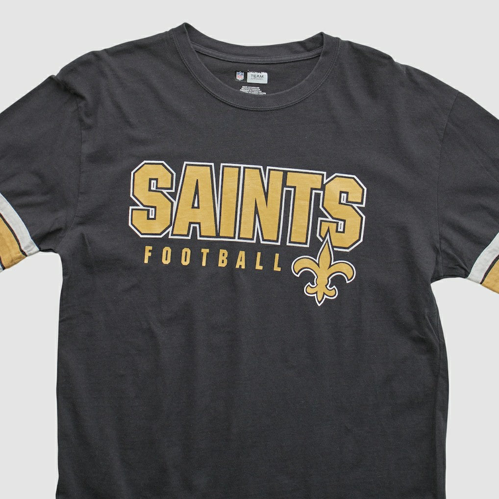 New Orleans Saints NFL 2010s Long Sleeve T-shirt - Black Vintage - Fanatics