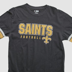 New Orleans Saints NFL 2010s Long Sleeve T-shirt - Black Vintage - Fanatics