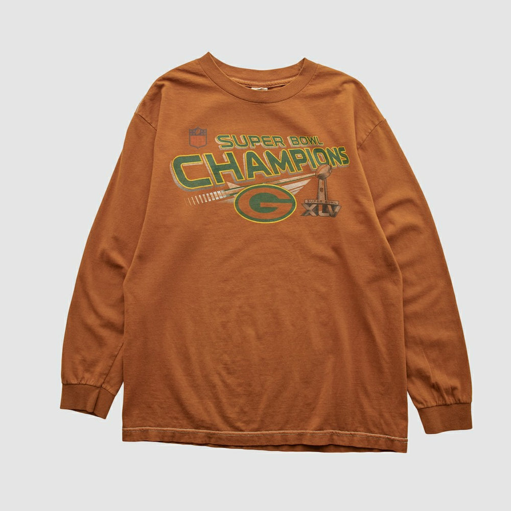 Super Bowl Champions XLV Alstyle 2011 Long Sleeve T-shirt - Clay Vintage - Fanatics