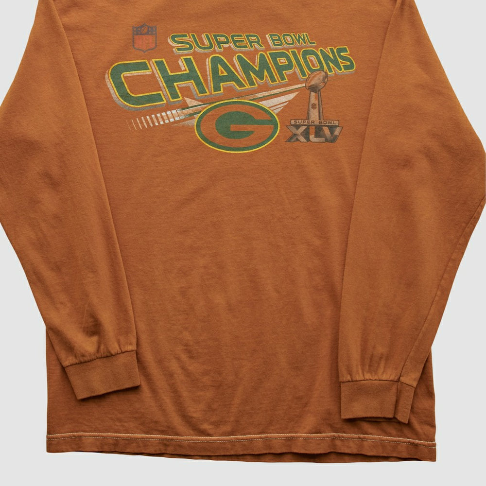Super Bowl Champions XLV Alstyle 2011 Long Sleeve T-shirt - Clay Vintage - Fanatics