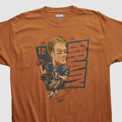 Tom Brady Reebok 2000s T-shirt - Orange Vintage - Fanatics