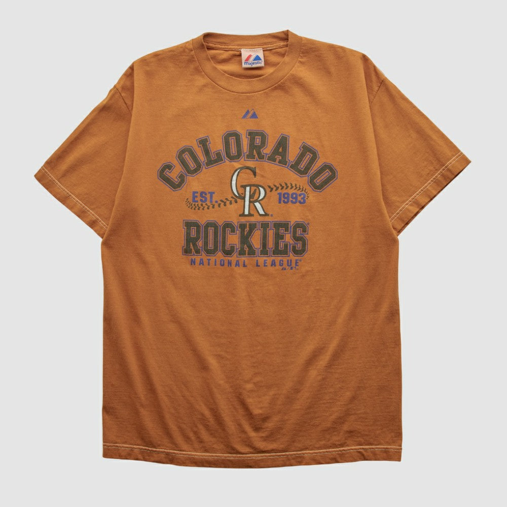 Colorado Rockies Majestic 2000s T-shirt Outlet