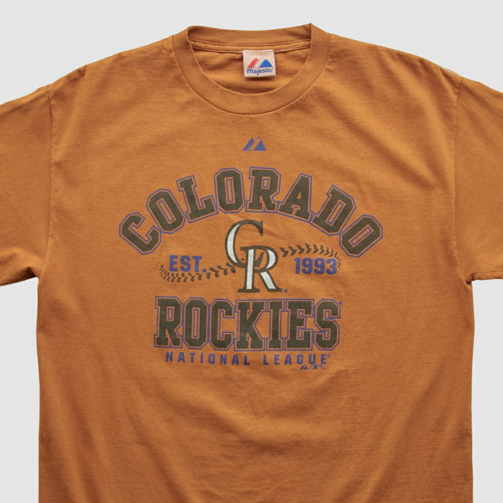 Colorado Rockies Majestic 2000s T-shirt Outlet