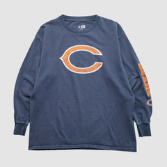 Chicago Bears NFL 2010s Long Sleeve T-shirt - Navy Vintage - Fanatics