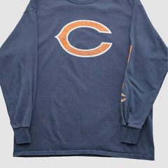 Chicago Bears NFL 2010s Long Sleeve T-shirt - Navy Vintage - Fanatics