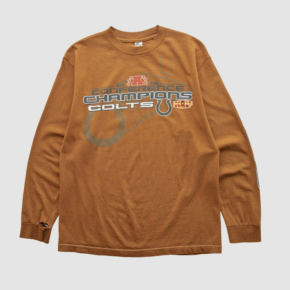 Indianapolis Colts Alstyle 2009 Long Sleeve T-shirt - Clay Vintage - Fanatics