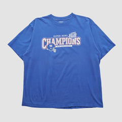 New York Giants Reebok 2008 T-shirt - Blue Vintage - Fanatics