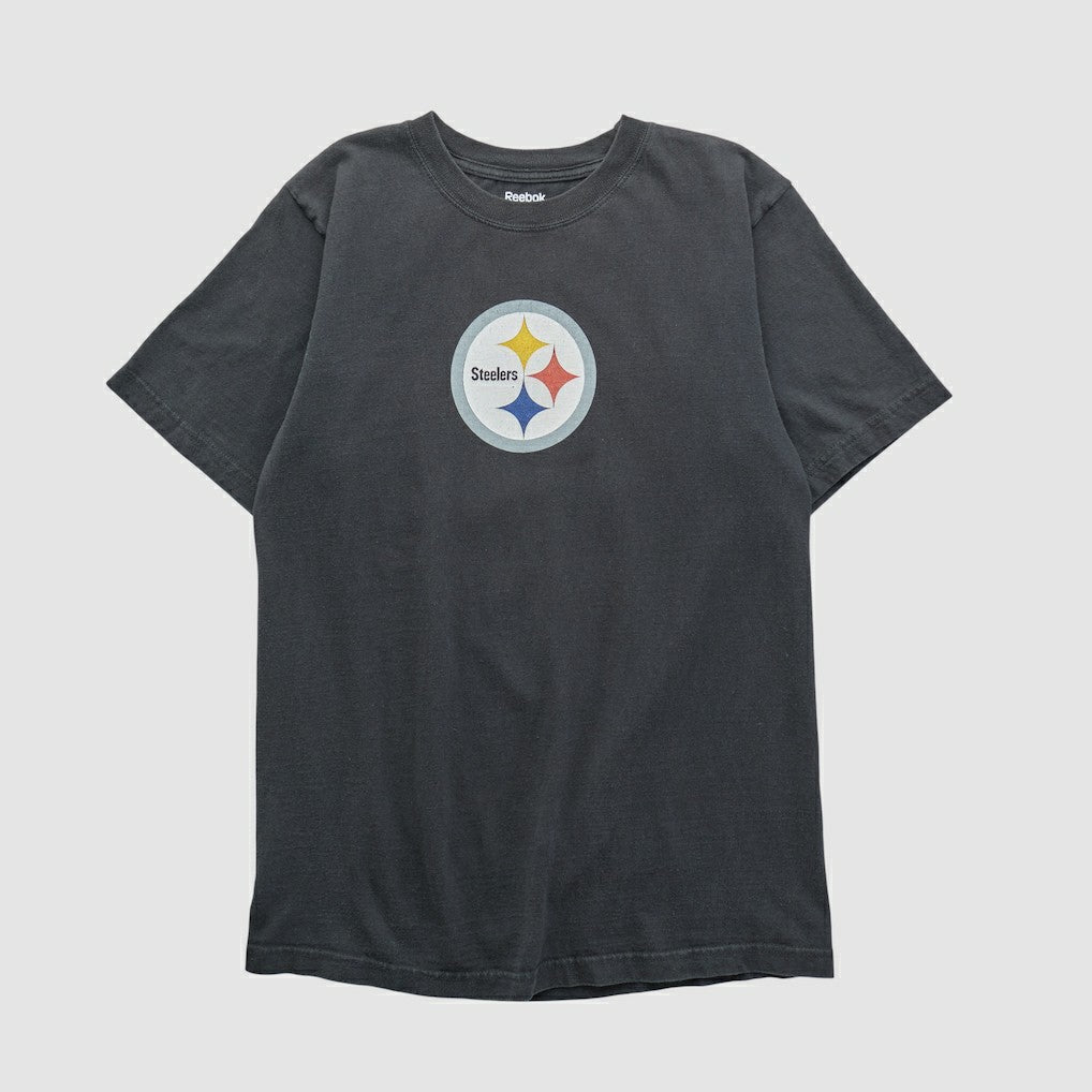 Pittsburgh Steelers Reebok 2000s T-shirt - Black Vintage - Fanatics