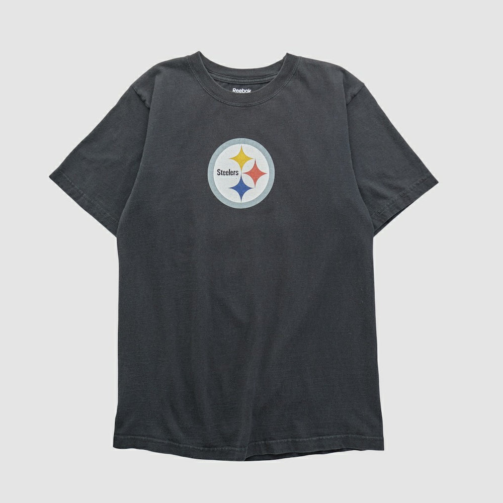 Pittsburgh Steelers Reebok 2000s T-shirt - Black Vintage - Fanatics
