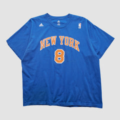 Adidas New York Knicks 2000s T-shirt Blue Vintage