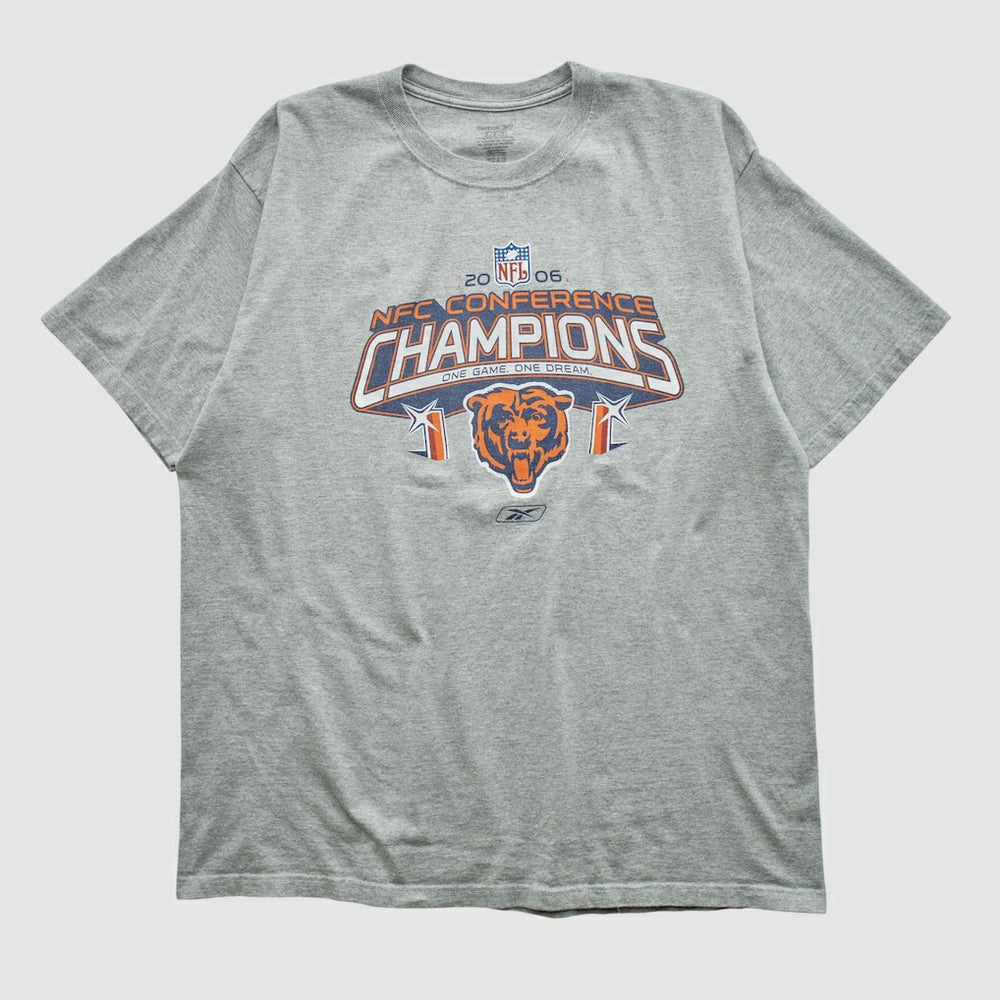 Chicago Bears Reebok 2006 T-shirt - Heather Gray Vintage - Fanatics