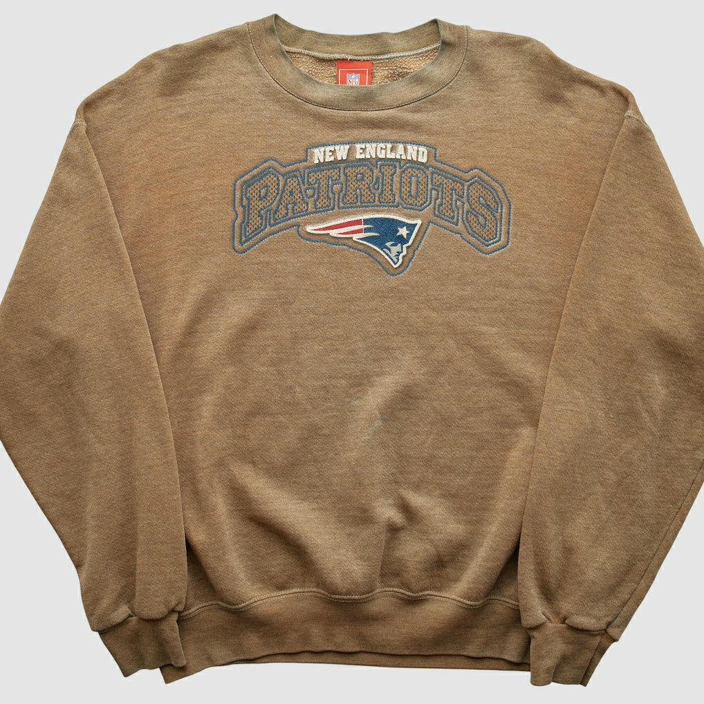New England Patriots NFL 2000s Pullover Sweatshirt - Clay Vintage - Fanatics