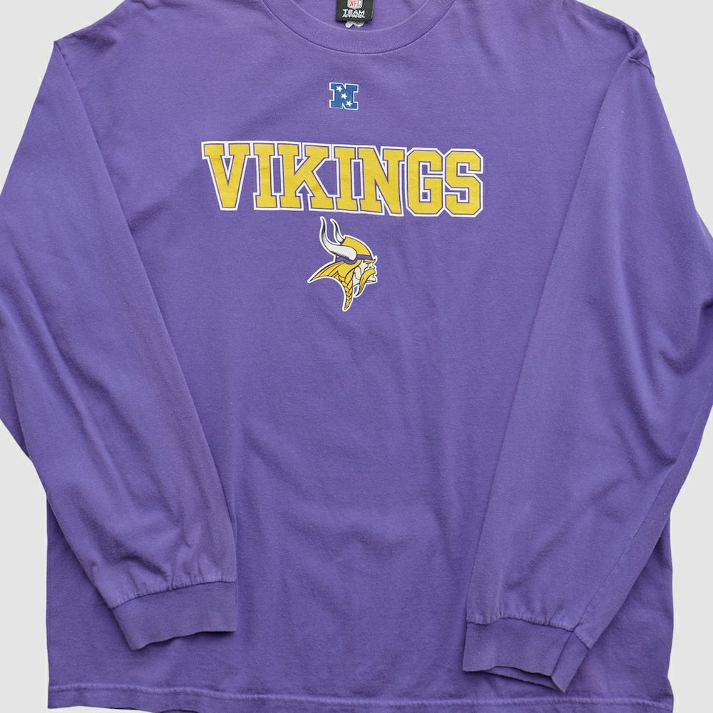 Minnesota Vikings NFL 2010s Long Sleeve T-shirt - Purple Vintage - Fanatics