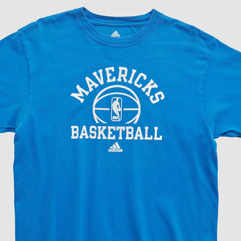Adidas Dallas Mavericks 2010s T-shirt Blue Vintage