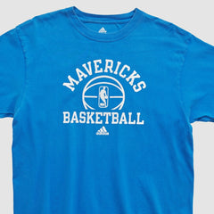 Adidas Dallas Mavericks 2010s T-shirt Blue Vintage