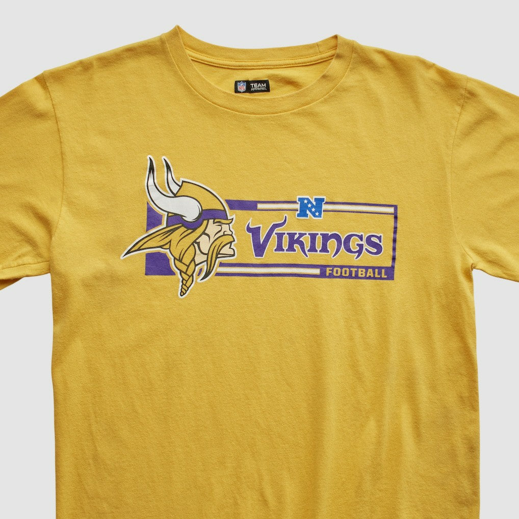 Minnesota Vikings NFL 2010s Long Sleeve T-shirt - Yellow Vintage - Fanatics