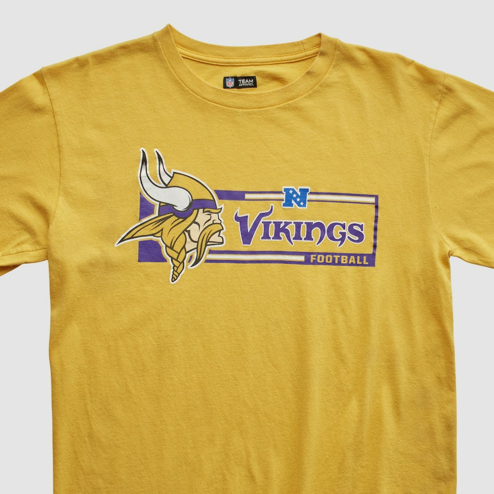 Minnesota Vikings NFL 2010s Long Sleeve T-shirt - Yellow Vintage - Fanatics