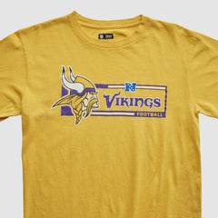 Minnesota Vikings NFL 2010s Long Sleeve T-shirt - Yellow Vintage - Fanatics